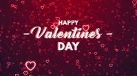 happy valentine's day 数字显示屏 (16:9) template