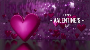 happy valentine's day Digitale Vertoning (16:9) template