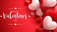 Happy Valentine's Day Affichage numérique (16:9) template