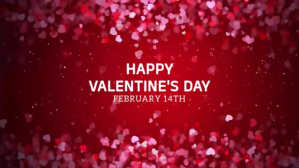 happy valentine's day Digitale display (16:9) template