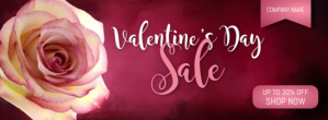 Happy Valentine's Day Facebook Cover template