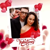 HAPPY VALENTINE'S DAY square template