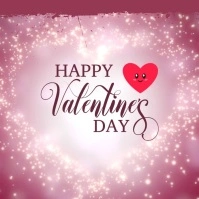 Happy Valentine's Day Template Publicação no Instagram