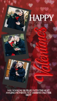 happy valentine's day wishes Instagram Story template