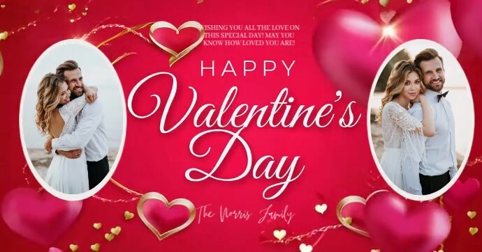 happy valentine’s message facebook image template