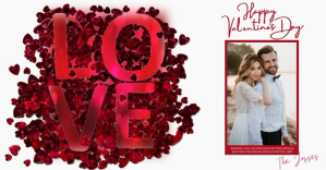 happy valentine’s message facebook image template