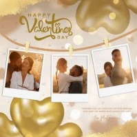 happy valentine’s message instagram square template Kvadrat (1:1)