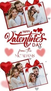 happy valentine’s message instagram story template
