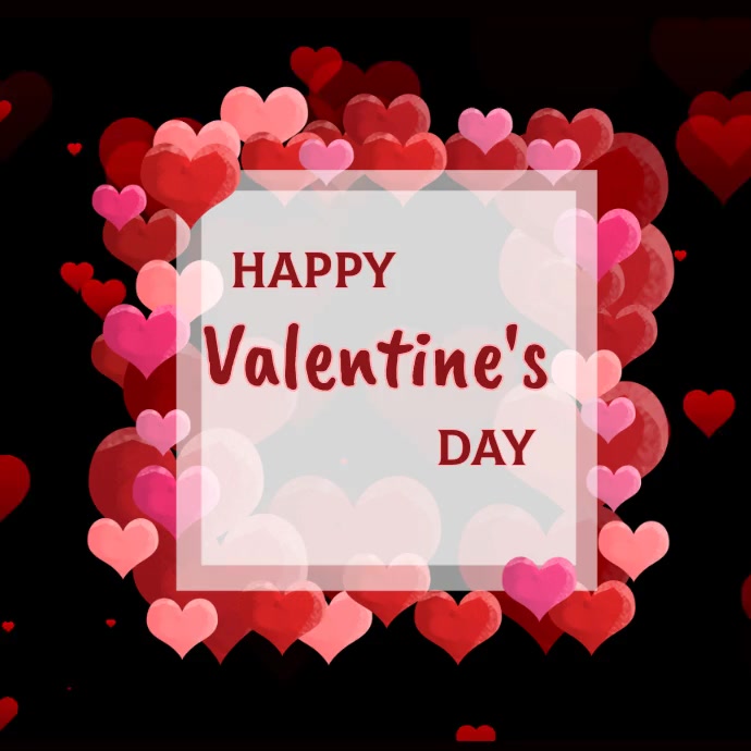 Happy valentine's day, poster Template | PosterMyWall