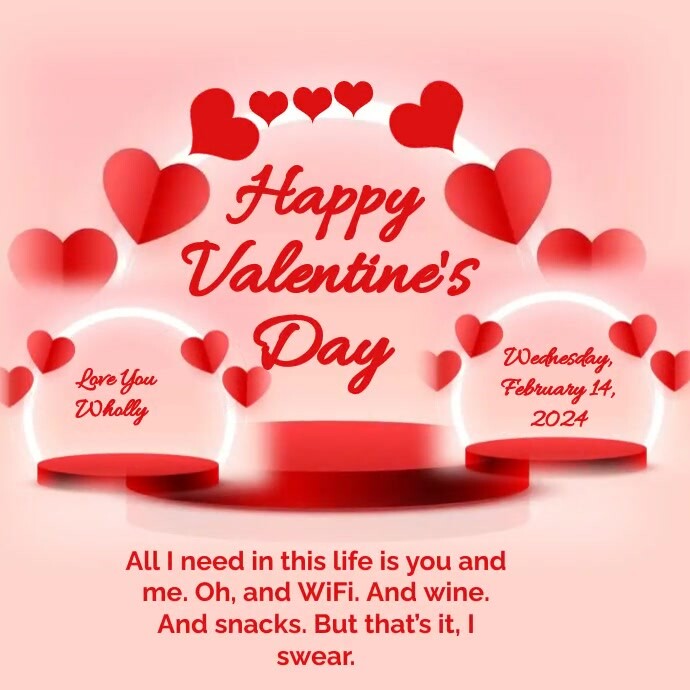 Happy Valentine's Day , valentine's special , Template | PosterMyWall