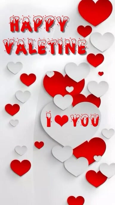 Happy Valentine's Day Tiktok Video template