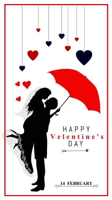 Happy Valentine's Day Instagram Story template
