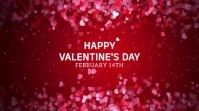 happy valentine's day Tampilan Digital (16:9) template