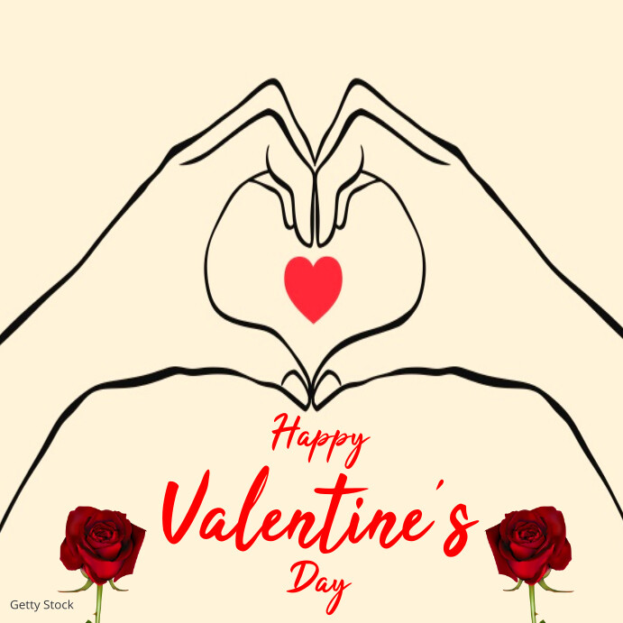 Happy Valentine s Day Template PosterMyWall happy-valentine-s-day-template-postermywall
