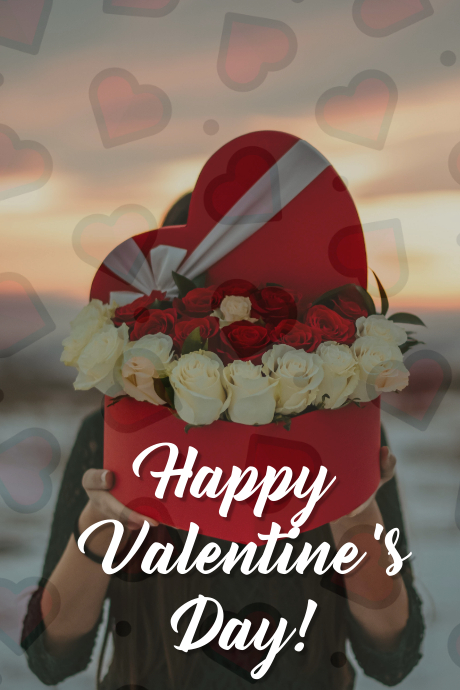 Happy Valentine's day Tumblr Graphic template
