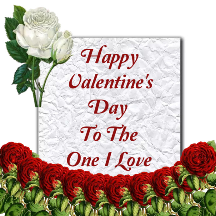 Happy Valentine's Day Gift Card Instagram Post template