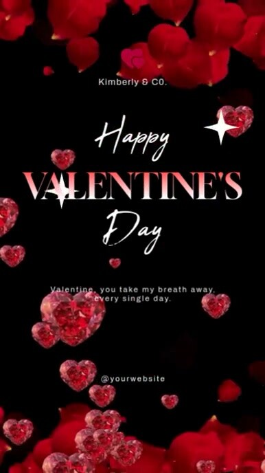 Happy Valentine's Day IG Story Instagram Reel template