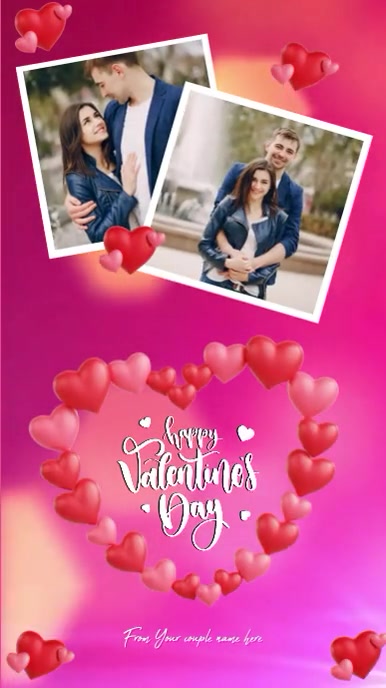 HAPPY VALENTINE'S DAY Insta story template