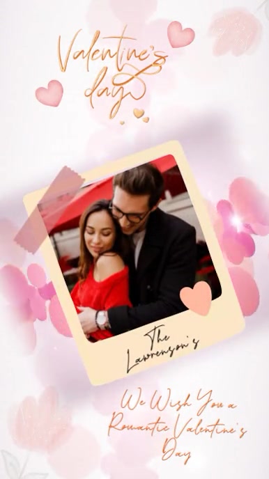 HAPPY VALENTINE'S DAY Insta story template
