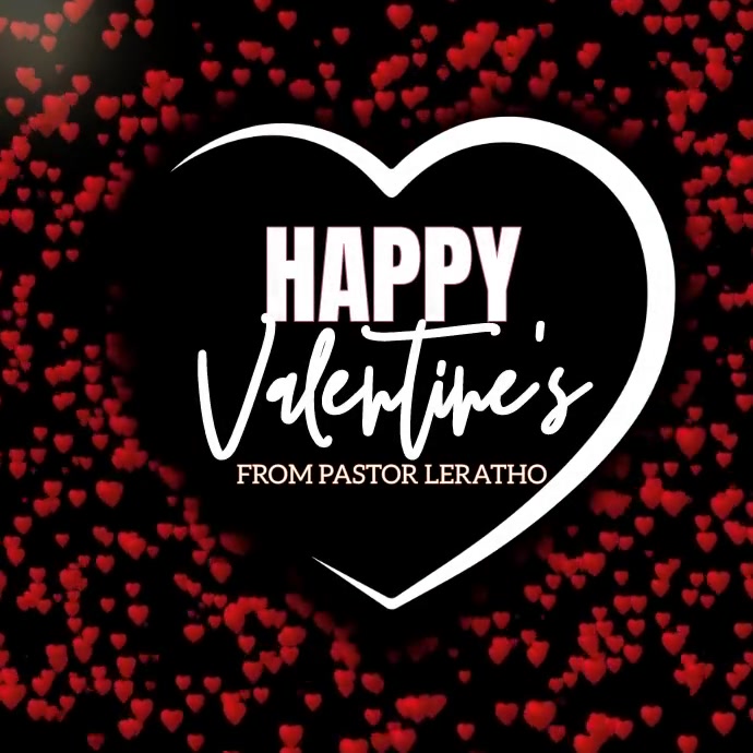 happy valentine's day instagram post Kwadrat (1:1) template