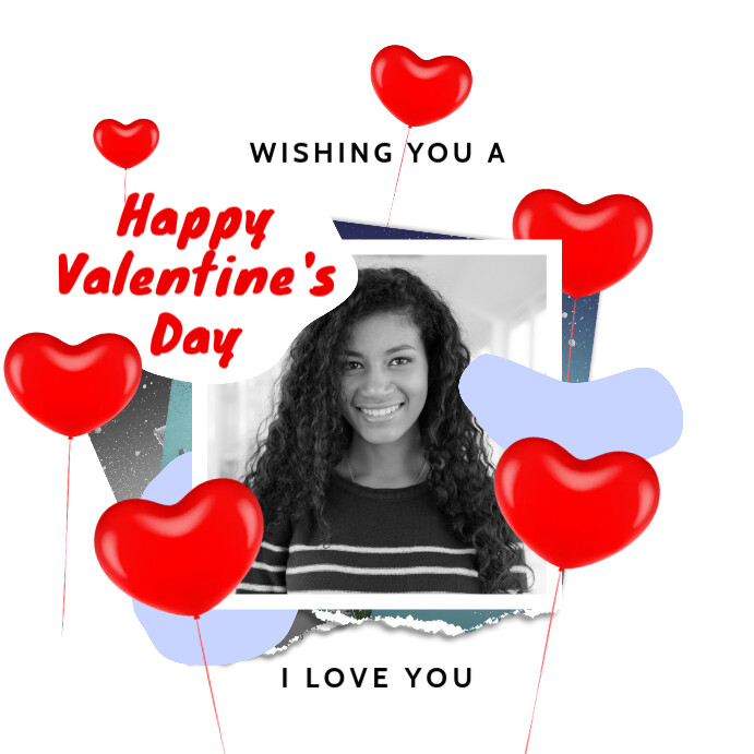 Happy Valentine's Day Instagram story. Template PosterMyWall