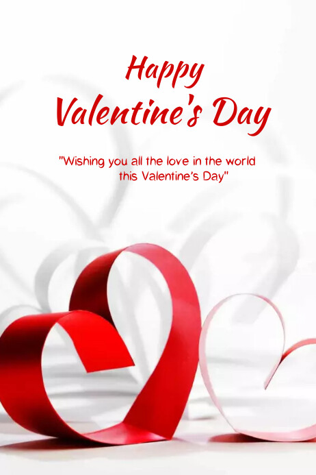 Plantilla de Happy Valentine #39 s Day Online Greeting Card PosterMyWall Plantilla de Happy Valentine #39 s Day Online Greeting Card PosterMyWall
