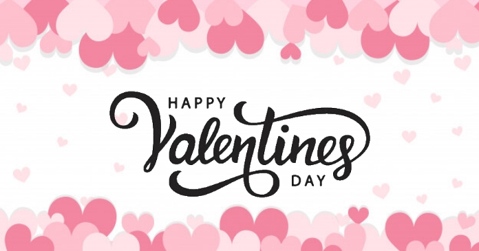 HAPPY VALENTINE'S DAY ONLINE GREETING templat Obraz udostępniany na Facebooku template