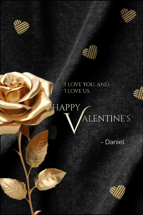 Happy Valentine's Day Poster Template | PosterMyWall