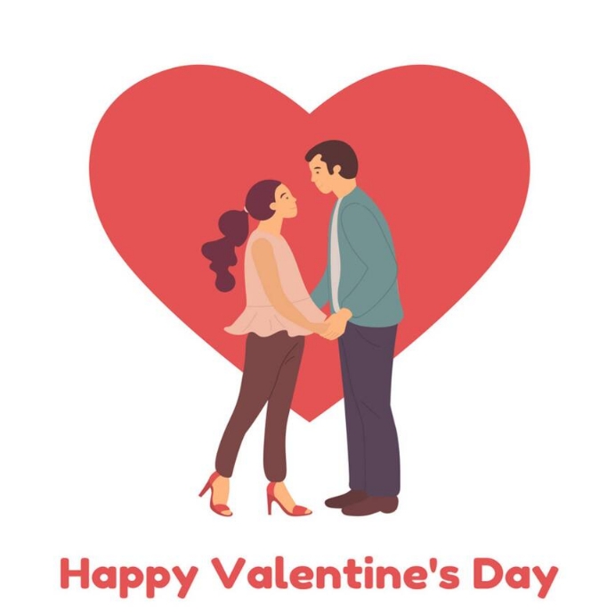 Happy Valentine's Day poster design template | PosterMyWall