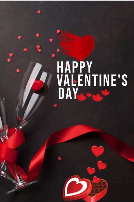 Happy Valentine's Day Poster Template | PosterMyWall