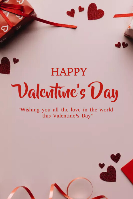 Happy Valentine's Day Template PosterMyWall