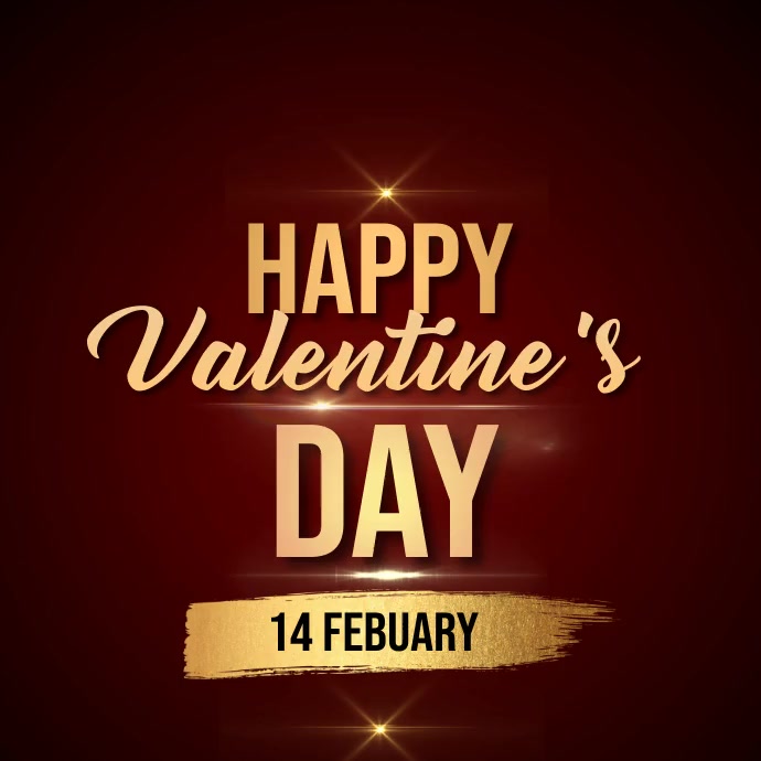 happy valentine's day template Wpis na Instagrama