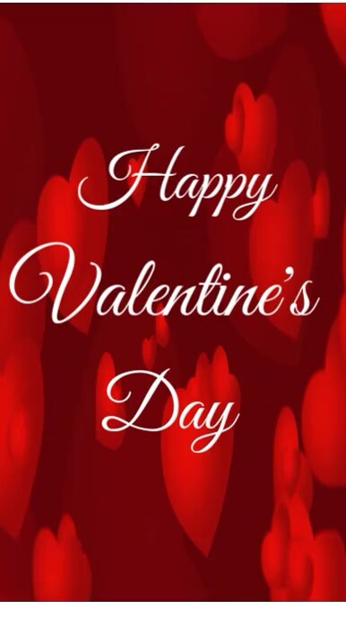 Happy valentine's day TikTok video template