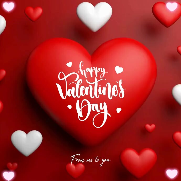 happy valentine's day video post template