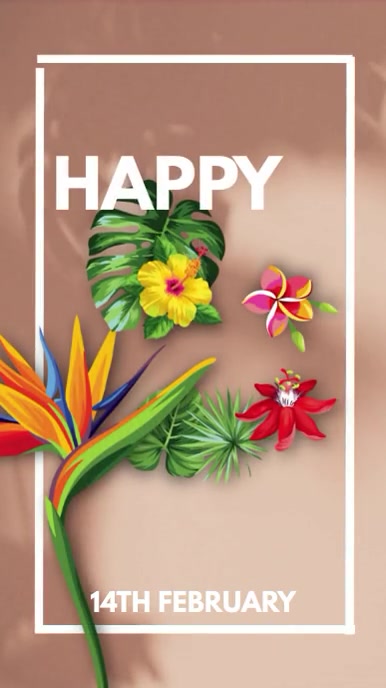 Happy Valentine's Day Video Template