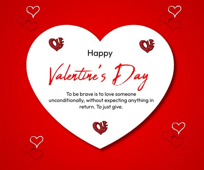 happy valentine's Medium Rectangle template