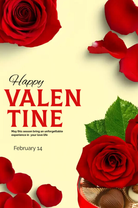 Happy Valentine Day Template | PosterMyWall