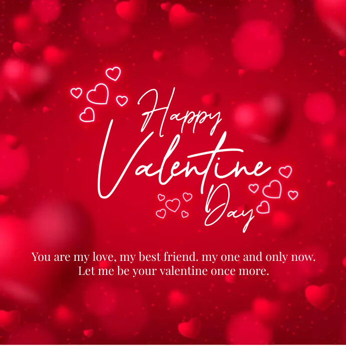 happy valentine day poster Template | PosterMyWall