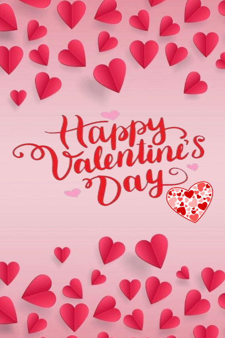 happy valentine day poster Template | PosterMyWall