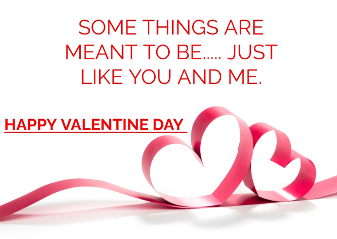 HAPPY VALENTINE DAY QUOTE TEMPLATE | PosterMyWall