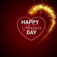 Happy valentines day Instagram Post template