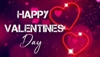 happy valentines day design template Заголовок блога