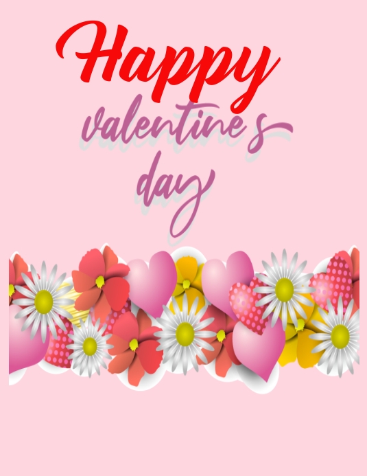 Copy of Happy valentines day greeting card, valentine | PosterMyWall