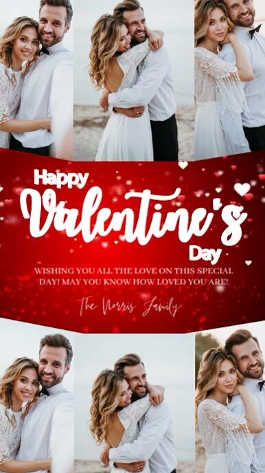 happy valentine’s message instagram story template
