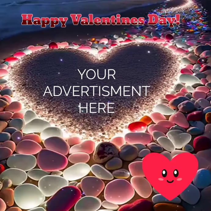 Happy Valetines Day Message Instagram template