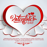 Happy Vals day Square (1:1) template