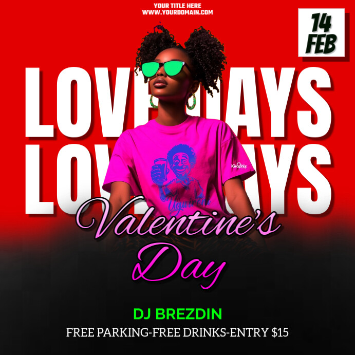 Happy Velentine Day Template | PosterMyWall