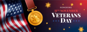 HAPPY VETERAN'S DAY ONLINE GREETING CARD Facebook-coverfoto template