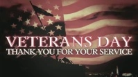 happy veteran's day Digital Display (16:9) template