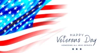 Happy Veterans Day Facebook Shared Image template